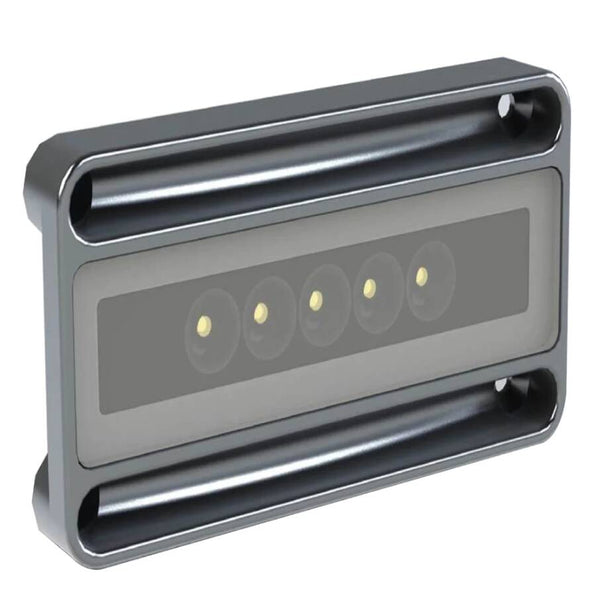 Lumitec Nevis2 - High Intensity Engine Room & Utility Light - Brushed Finish - 2-Color White/Red Dimming  • 101148
