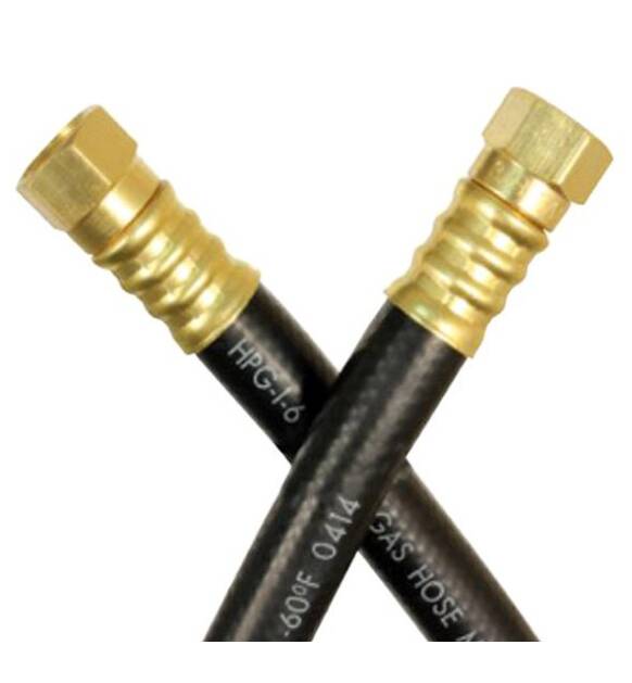 JR Products 36" OEM 3/8" LP Gas Hose (3/8" Female Swivel to 3/8" Female Swivel)  • 07-31595