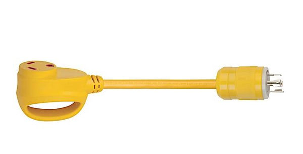 ParkPower Dogbone Power Adapter with Standard Grip (30A Locking Male x 30A Straight Female)  • 172ARV