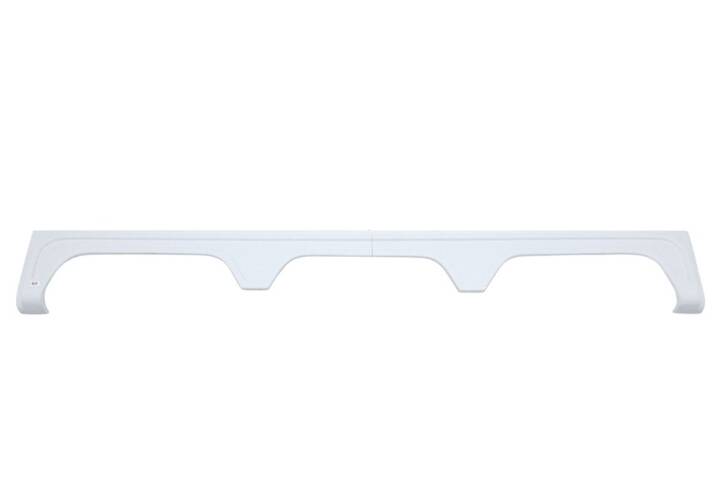 Icon 107-3/8"L x 15-1/4"H (10" Arch Heigh) Polar White Triple Axle Fender Skirt for Teton Homes Prestige/Roya  • 01755