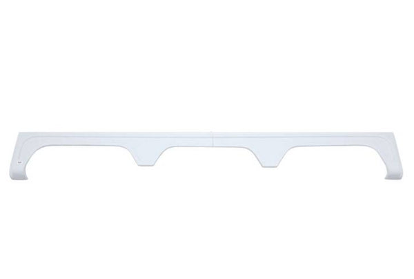 Icon 107-3/8"L x 15-1/4"H (10" Arch Heigh) Polar White Triple Axle Fender Skirt for Teton Homes Prestige/Roya  • 01755