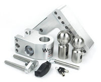 Weigh Safe 6" Drop Hitch w/ Built-In Scale, 2.5" Shank, 2" & 2-5/16" Balls, Keyed Alike Hitch Pin  • WS6-2.5-KA