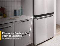 Whirlpool 36" Wide Counter Depth 4 Door Refrigerator - 19.4 cu. ft.  • WRQA59CNKZ