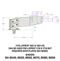 Gen-Y Hitch Executive Torsion-Flex, 5th Wheel King Pin Box, 4.5K Pin Weight, 30K Towing  • GH-8050