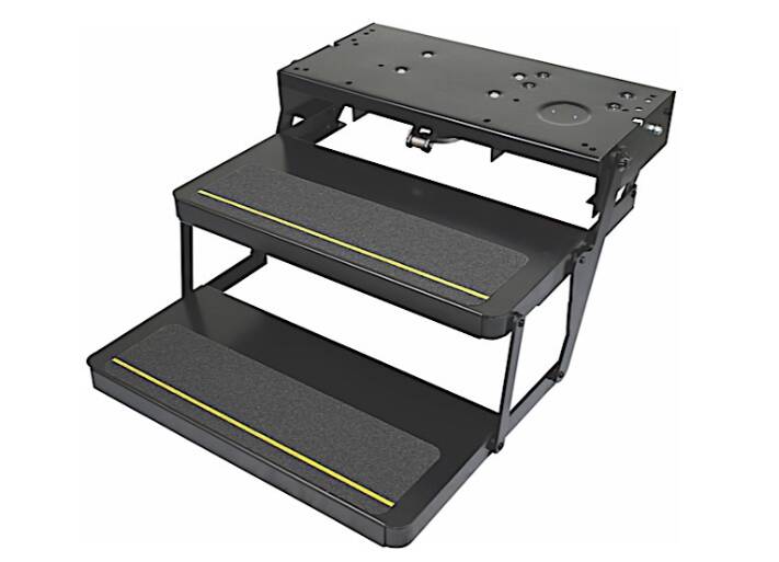 Lippert Kwikee 32 Series Power Step - 24" Wide Double Step  • 372261