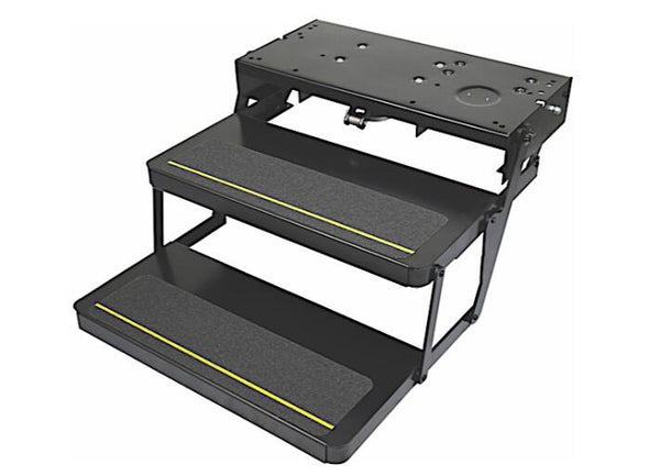 Lippert Kwikee 32 Series Power Step - 24" Wide Double Step  • 372261