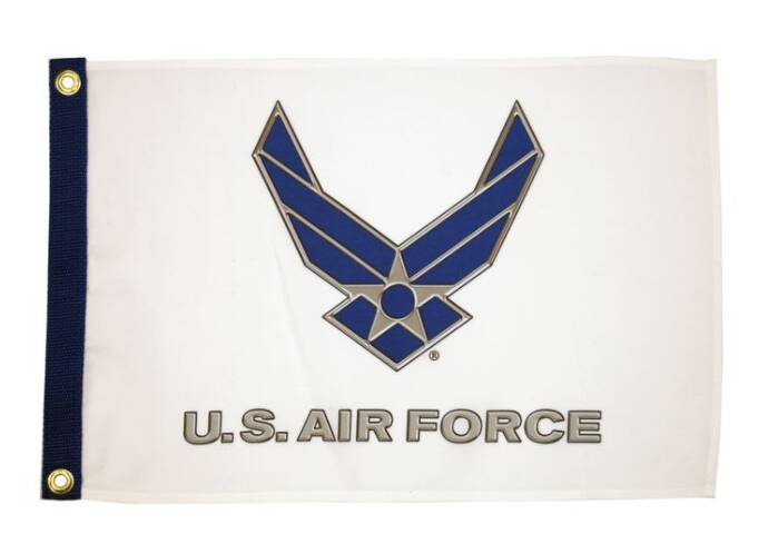 Taylor Made 12" x 18" Nylon "USAF Wings" Military Flag  • 1618