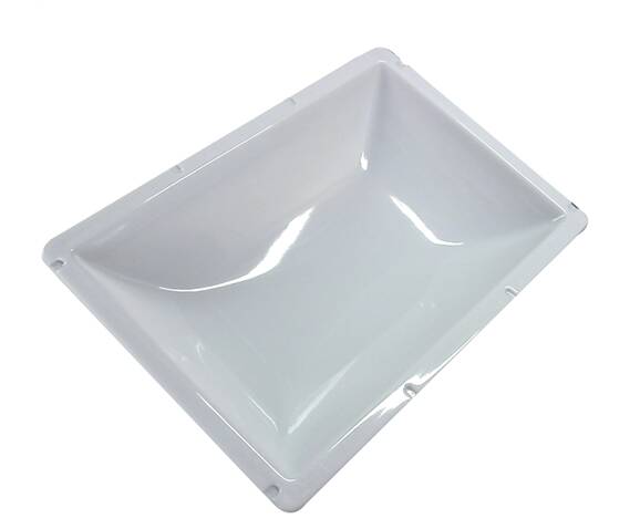 Specialty Recreation Rectangle Inner RV Skylight 14" x 22" - White  • N1422