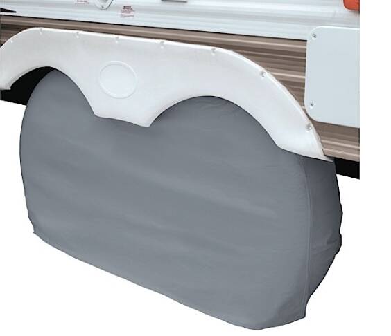 Classic Accessories Dual Axle Wheel Cover - Grey - 27" To 30"  • 80-108-041001-00