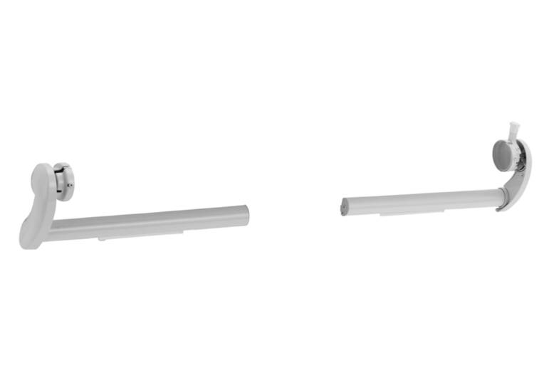 Dometic 90 Degree Short Bracket Kit for Slide Topper Awning, White  • 9800018.402B
