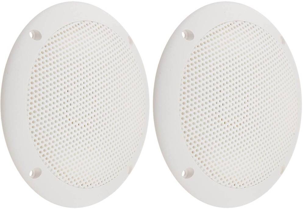PQN Audio Waterproof 6" Speakers - White - 2 Pack  • ECO50-4W