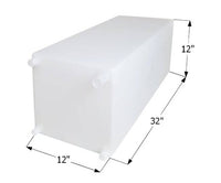Icon 20 Gallon Fresh Water Tank w/ 1/2" Fittings, 32"L x 12"W x 12"H  • 12736