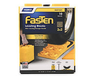 Camco Fasten RV Leveling Blocks with T-Handle - 10 Pack  • 44512