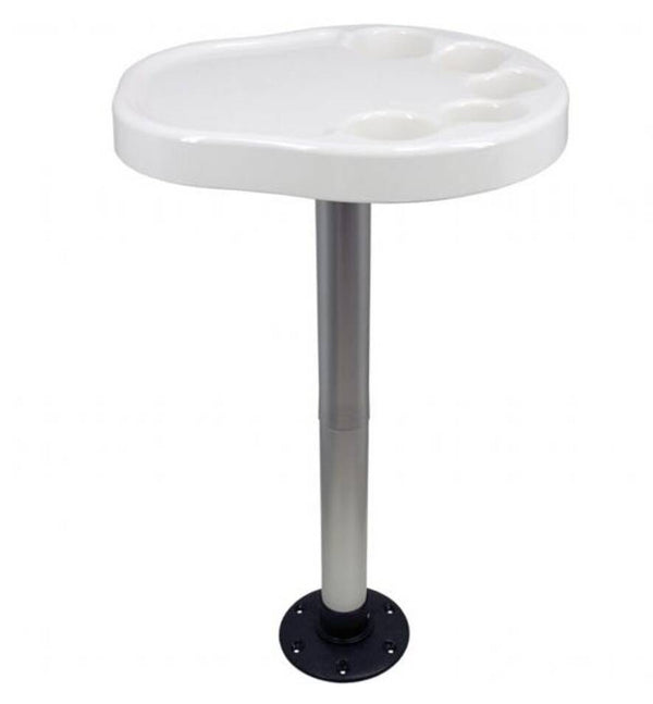 Springfield Marine Party Platter 21-1/2" L x 17" W x 27" H Table Kit with Flush Mount Base  • 1690901