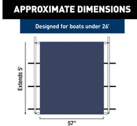 SureShade PTX Power Shade - 57" Wide (Navy)  • 2021026254