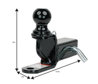 ATV TEK Trio 2" HD Hitch w/ 2" Ball Mount  • TMP2