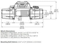 Warn ZEON 8 8000lb Recovery Winch w/ Steel Rope  • 88980