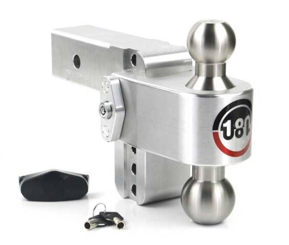 Weigh Safe 180 Degree Turnover Ball 4" Drop Hitch with 2.5" Shank Includes Stainless Steel 2"X 2-5/16" Combo Ball  • LTB4-2.5
