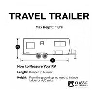 Classic Accessories PolyPRO 3 Travel Trailer Cover-Model 1 - Up To 20'  • 73163