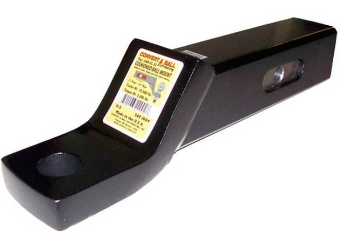Convert-A-Ball Super Duty Cushioned Ball Mount for 2.5" Receivers - 2" Drop  • AM-S-C-V-2