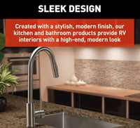 Lippert Flow Max Bullet Pull-Down RV Kitchen Faucet - Stainless Steel  • 719333