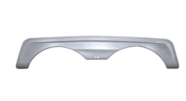 Icon FS2162 68-1/4"L x 10-1/8"H (4-3/4" Arch Heigh) Metallic Silver Tandem Fender Skirt for Holiday Rambler Next Level Model  • 12162