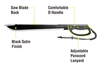 Kilimanjaro 24" Machete, Serrated  • 910039