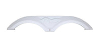 Icon FS2072 70-1/8"L x 11-1/4"H (5-1/2" Arch Heigh) Polar White Tandem Fender Skirt for Forest River Wildcat Model  • 12072