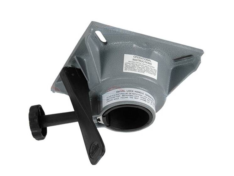 Springfield Marine Trac-Lock Powder Coat Aluminum Locking Swivel Seat Mount for 2-3/8" D Post  • 1100031-L1