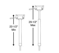 Springfield Marine KingPin Thread Power-Rise Stand-Up Adjustable Post, 23-1/4″ to 29-1/2″  • 1632013-A