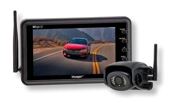 Voyager 7" Wireless LCD Monitor and Wireless Rear Camera   • WVSXP70