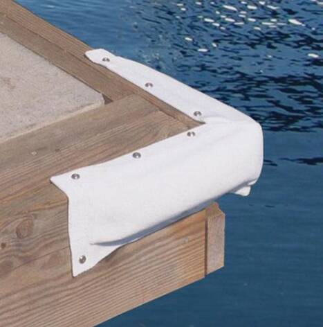 Taylor Made Corner Bumper, White, 6"W x 12"L  • CB6.20
