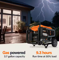 Generac GP3600 4500/3600-Watt Gasoline Powered Recoil Start Portable Generator with COSense  • 7721