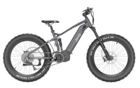 QuietKat Jeep Electric Bike, 48V, 1000W, 17" Frame, Charcoal  • 21 JEEP 10 CHR 17