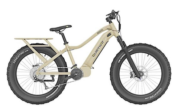 QuietKat Warrior 7.5 E-Bike - 48V, 750W, 17" Frame, Sandstone  • 21 WAR 75 SND 17