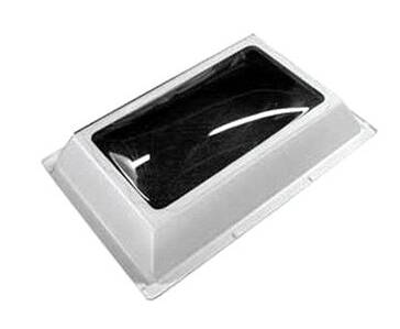 Specialty Recreation Rectangle Inner RV Skylight 14" x 30" - Clear Bubble  • N1430D