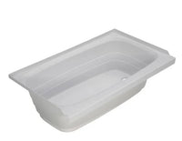 Lippert White Plastic Rectangular Bath Tub with Right Hand Drain (40"L x 24"W)  • 209678
