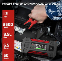 Lokithor Jump Starter with LiFePO4 Safety Battery 2500Amp  • J2500
