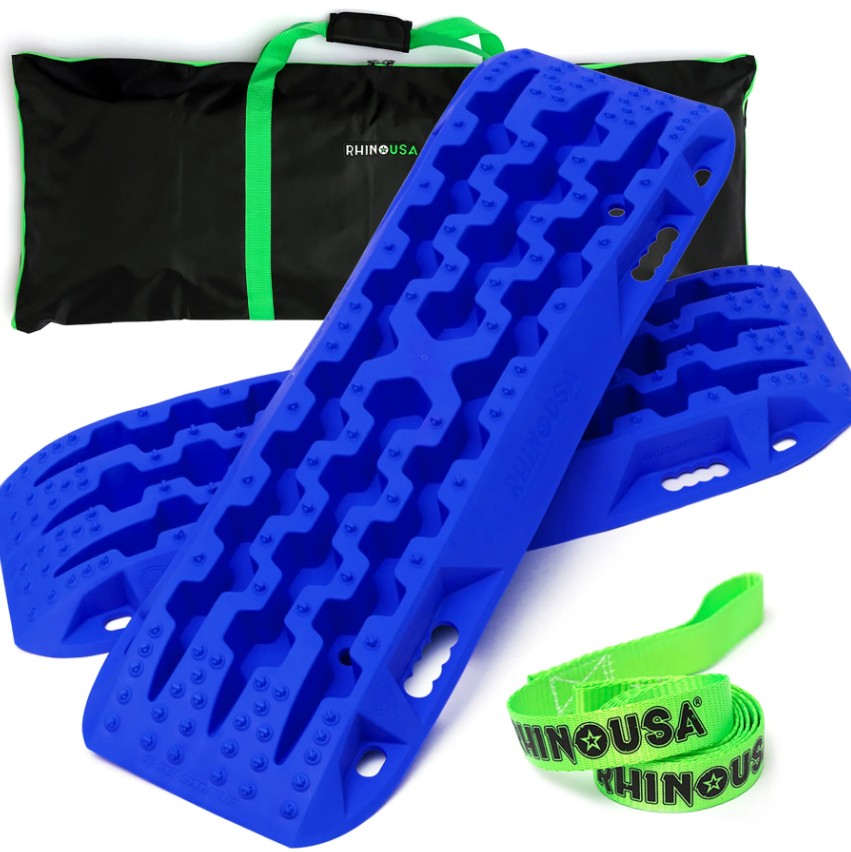 Rhino USA Recovery Traction Boards, Pair, Blue  • RG-TB42X13-BLU