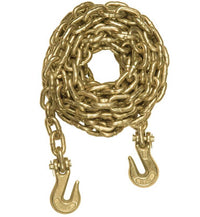 Curt 14' Transport Binder Safety Chain with 2 Clevis Hooks, 26,400 LBS, Yellow Zinc  • 80309