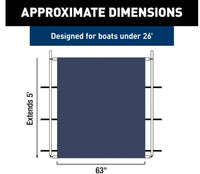 SureShade PTX Power Shade - 63" Wide (Navy)  • 2021026255