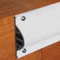Taylor Made Dock Pro White Vinyl Side Profile D-Profile Dock Edging, Straight, 10' L x 3-1/2" H x 1-3/8" T  • 45991