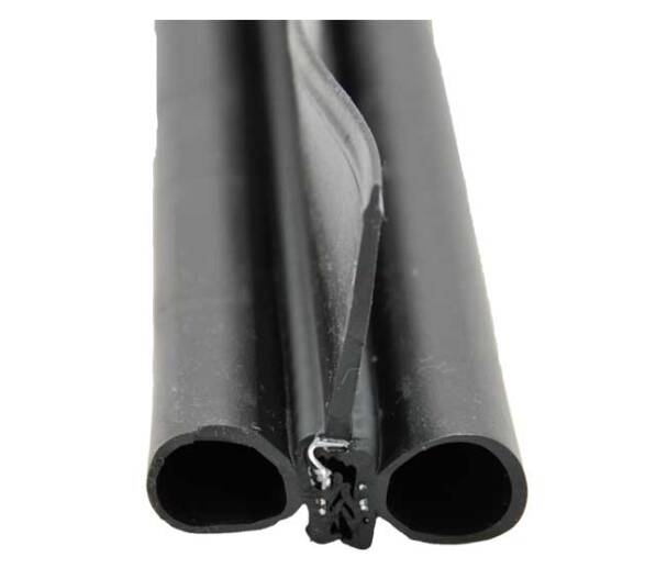 AP Products Double Bulb Seal With 1.5" Wiper - 2" x 2-1/4" x 35'  • 018-478-35