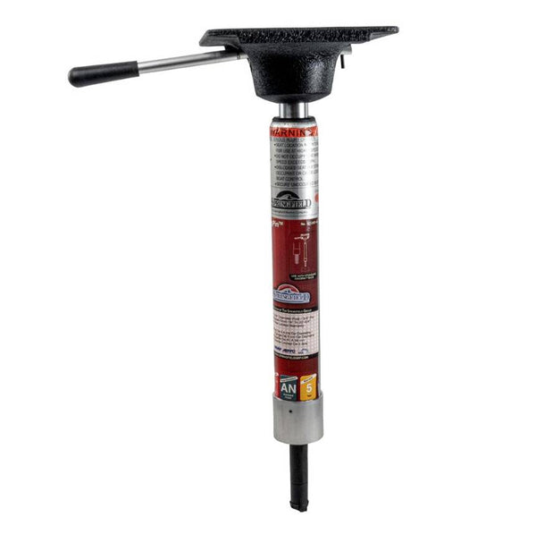 Springfield Marine KingPin 16"-22-3/8" H x 3/4" D Anodized Aluminum Power-Rise Sit-Down Adjustable Post with Seat Mount  • 1612401-A