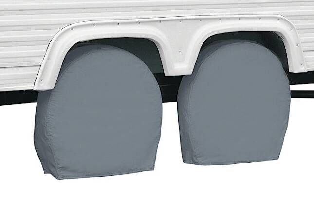Classic Accessories RV Wheel Covers - Grey - 30" - 33"  • 80-085-171001-00
