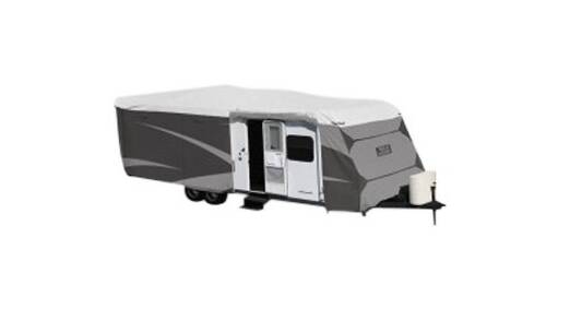 ADCO Designer Series Travel Trailer Cover (Gray with White Roof, Up to 28'6")  • 36844