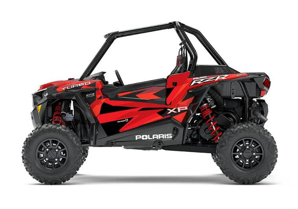 Pro Armor 2018 RZR XP Turbo Lower Door Insert Graphic - Matte Sunset Red - Fox  • P183G502MSR
