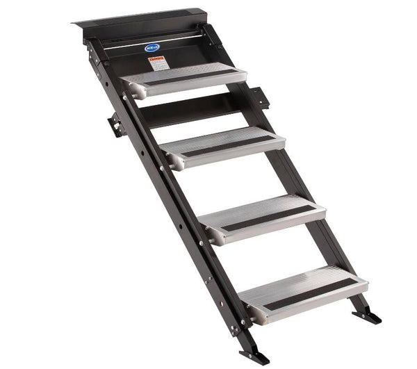 MORryde Flip Tread RV Entry Step - 4 Step  • STP-215
