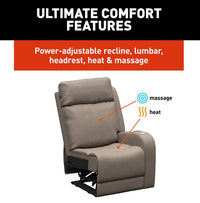 Thomas Payne Signature Seismic Series RV Theater Seating Recliner - Left Arm, Driftwood  • 2024044197