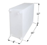 Icon 6 Gallon Fresh Water Tank with 3/8" Fittings, 16"L x 12"W x 8"H  • 12474